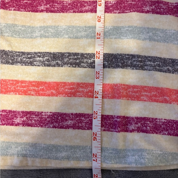 Lane Bryant Striped V-Neck Top - Picture 4 of 7